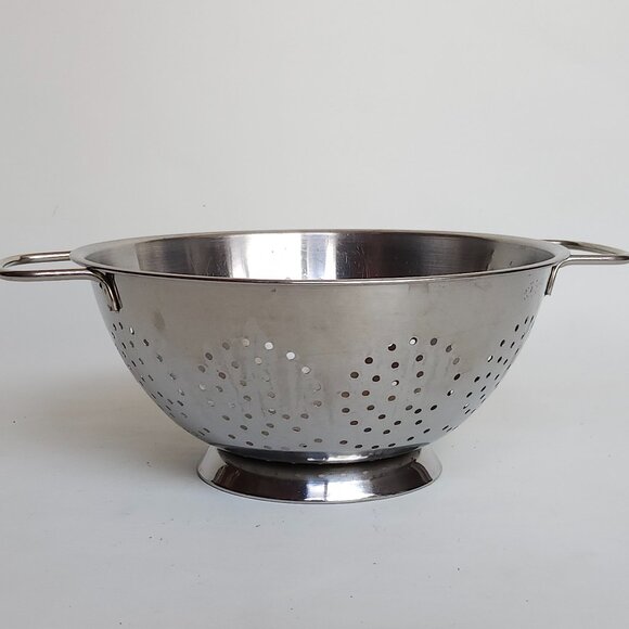 FABERWARE Colander, Stainless Steel, Perforated Drainer Strainer Metal - Picture 1 of 6
